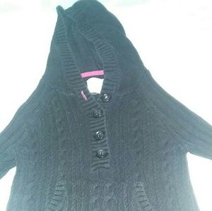 Black knit sweater